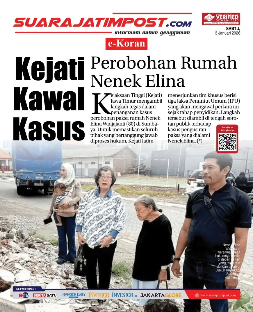 eKoran, Edisi Sabtu, 3 Januari 2026
