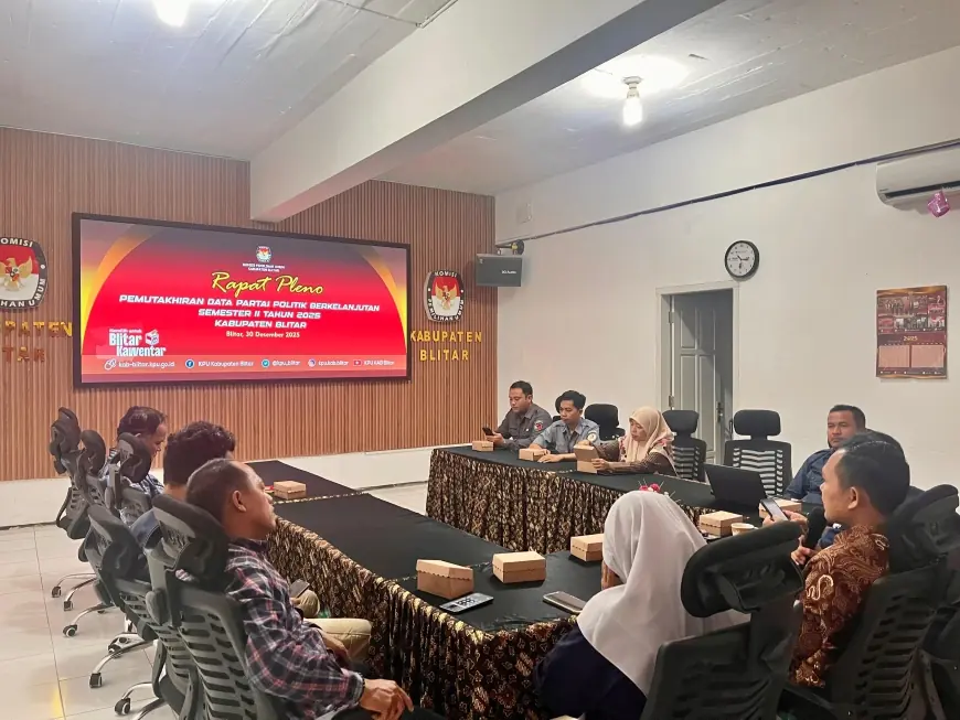 Hanya Delapan Parpol di Blitar yang Perbarui Data Kepengurusan di SIPOL