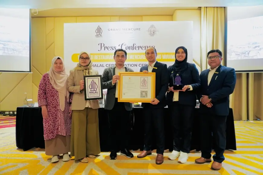 Trimurti Restaurant di Grand Mercure Malang Mirama Kantongi Sertifikat Halal Nasional