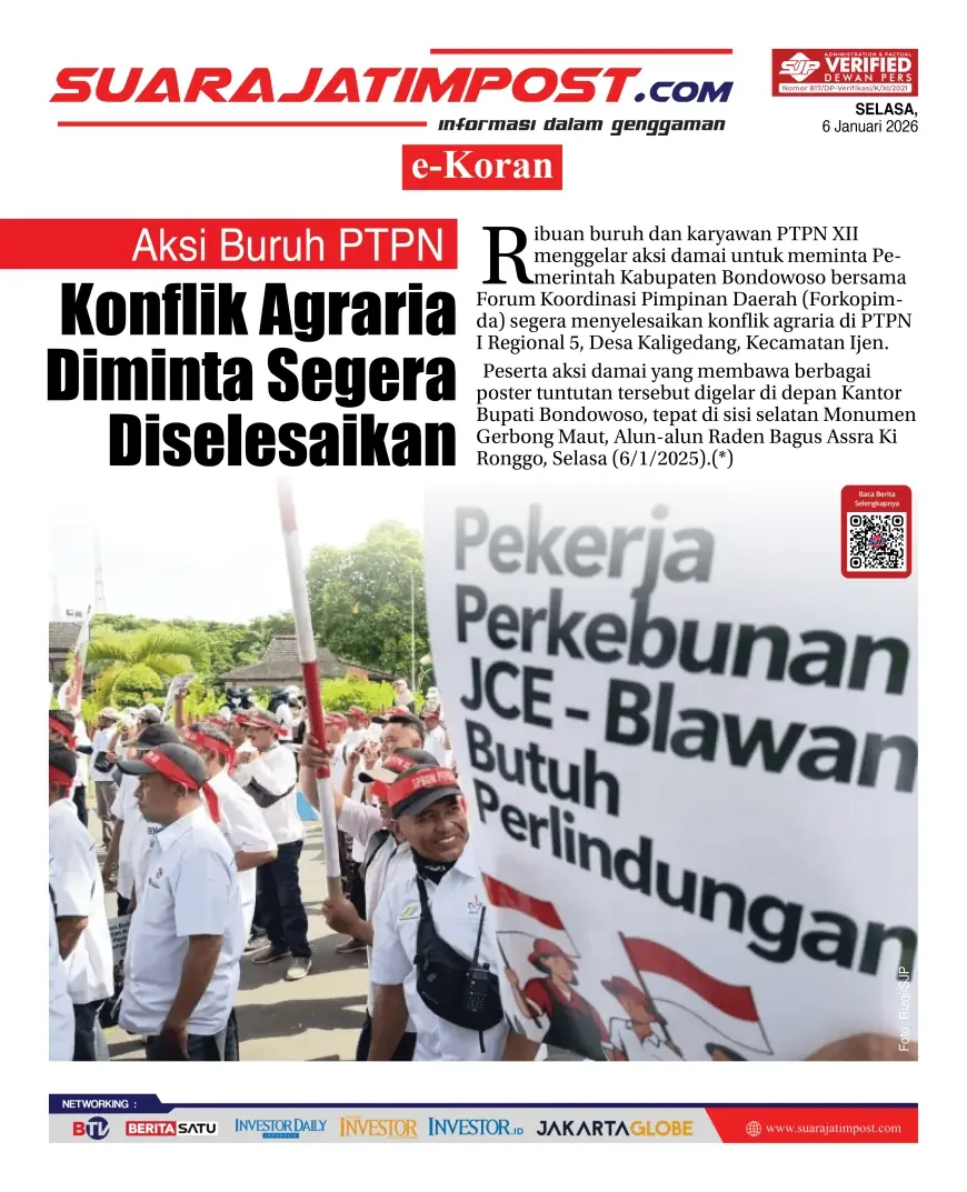 eKoran, Edisi Selasa, 6 Januari 2026