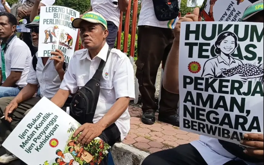 Aksi Ribuan Pekerja PTPN XII, Ketua DPRD Bondowoso: Negara Harus Hadir Lindungi Semua Pihak