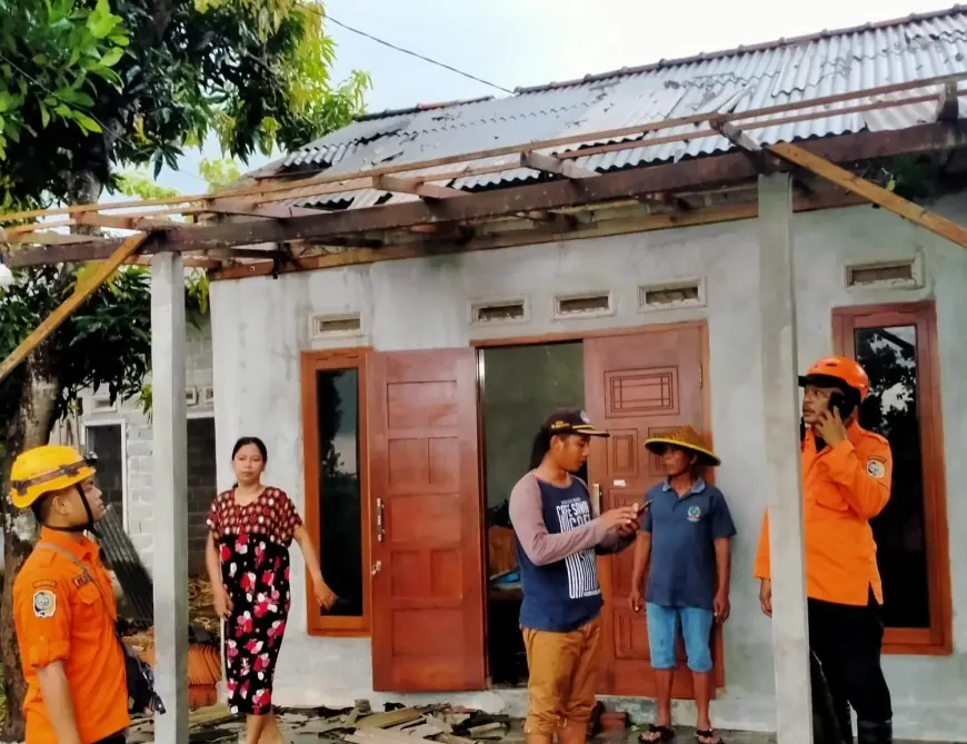 Puluhan Rumah di Tulungagung Rusak Diterjang Angin Kencang, BPBD Pastikan Tak Ada Korban Jiwa