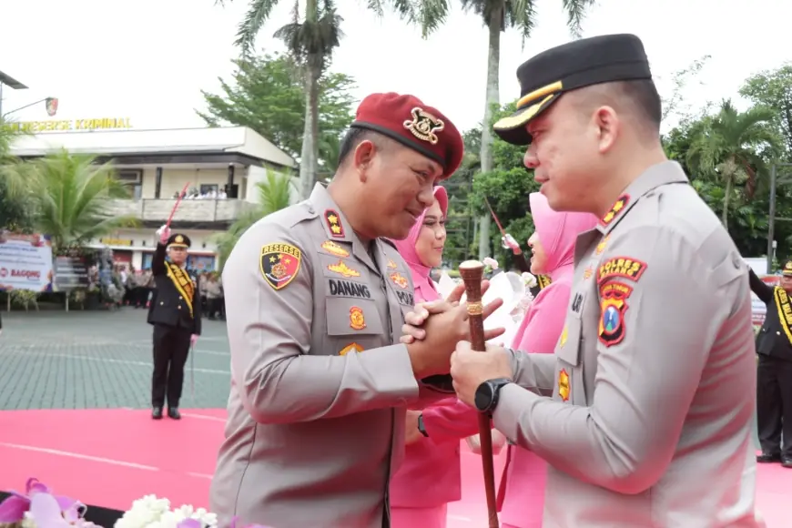 Estafet Kepemimpinan Polres Malang: AKBP Danang Setiyo Pamit, Fokus Kolaborasi dan Sinergitas