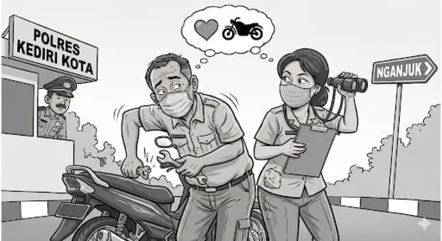 Kompak Salah Jalur! Pasutri Nganjuk Jadi Partner in Crime Curanmor