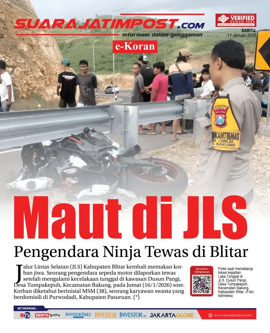 e-Koran, Edisi Sabtu, 17 Januari 2026