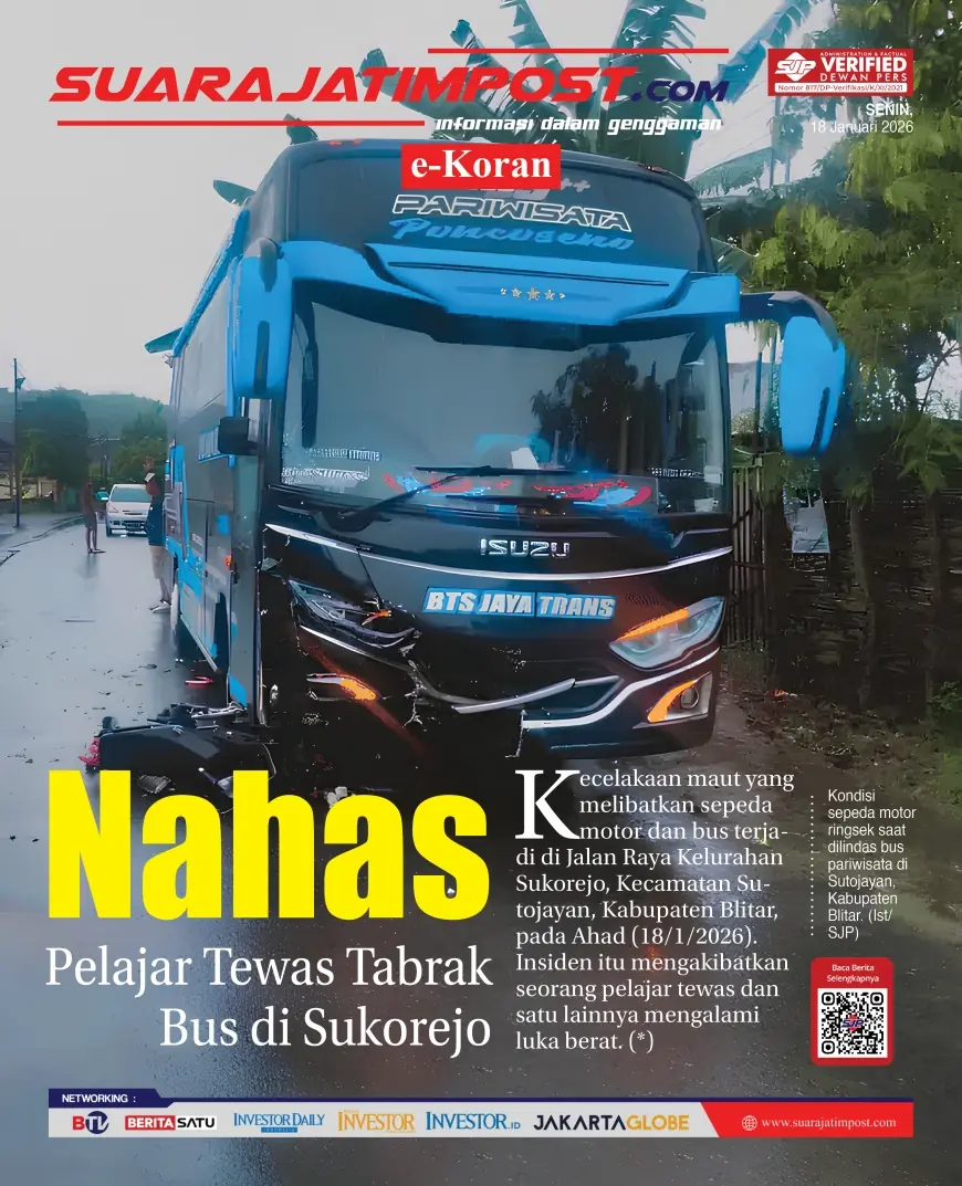 e-Koran, Edisi Senin, 19 Januari 2026