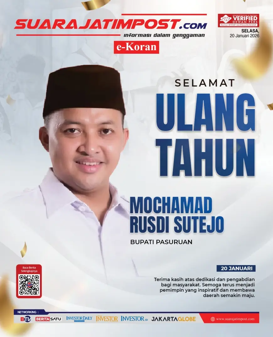 e-Koran, Edisi Selasa, 20 Januari 2026