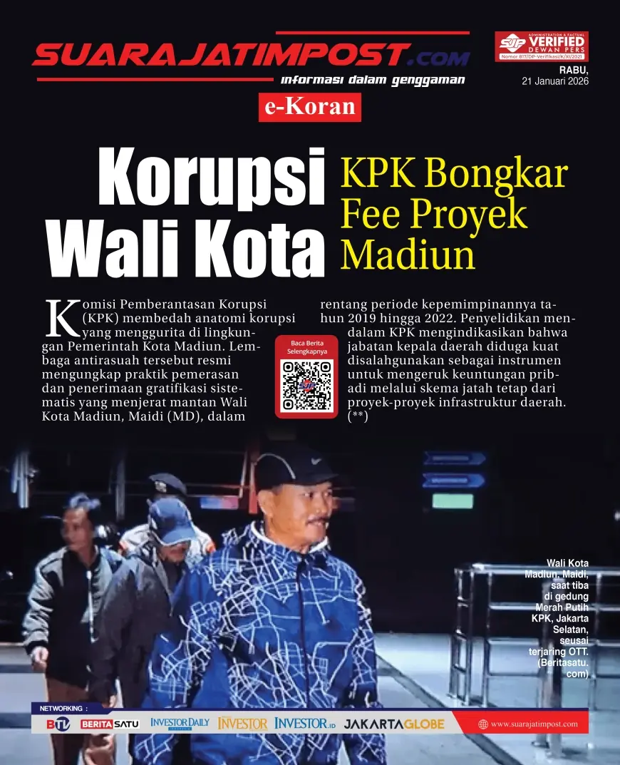 e-Koran, Edisi Rabu, 21 Januari 2026