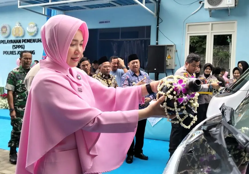 Tiga SPPG Polres Jombang Resmi Beroperasi