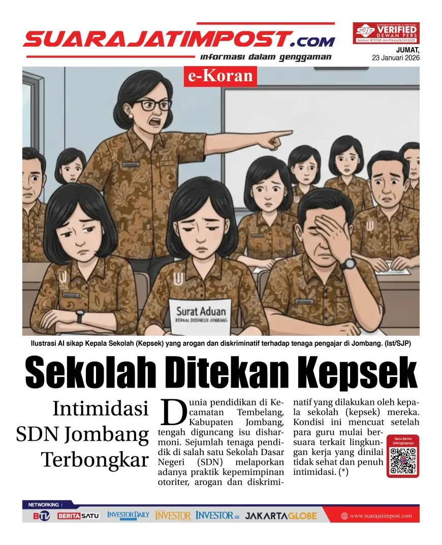 e-Koran, Edisi Jumat, 23 Januari 2026