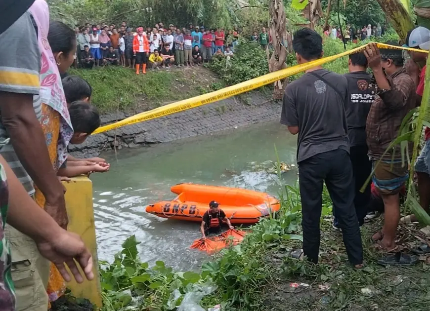 Remaja 14 Tahun Ditemukan Meninggal Setelah Pencarian Intensif di Sungai Jombang