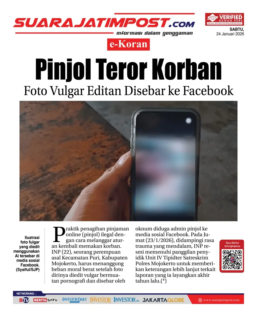 e-Koran, Edisi Sabtu, 24 Januari 2026