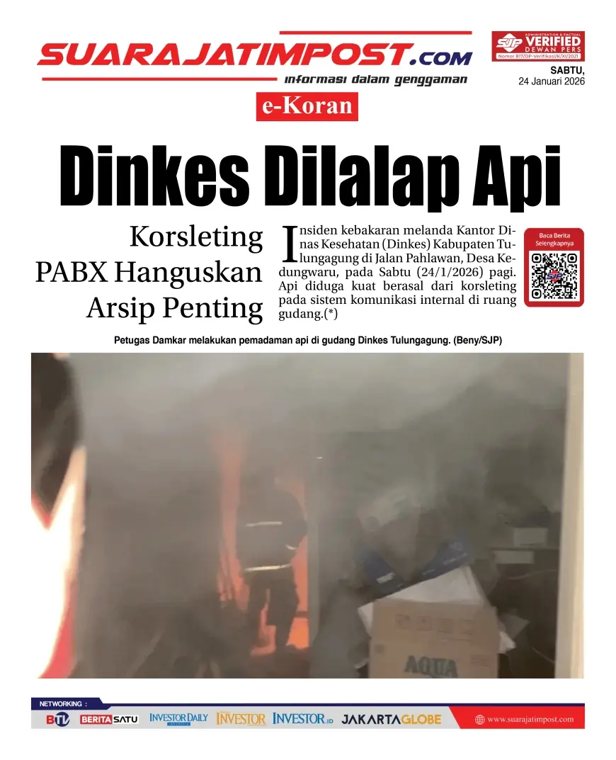 e-Koran, Edisi Sabtu, 24 Januari 2026