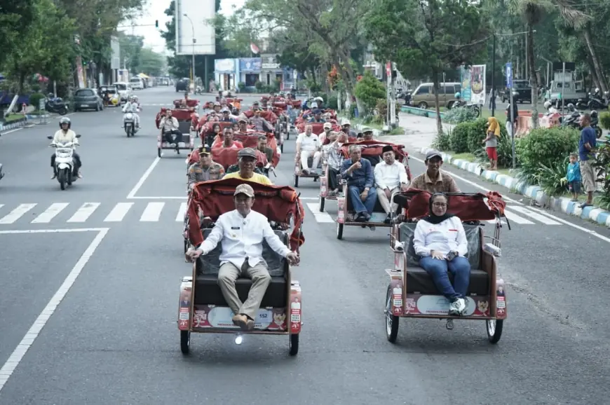 Harapan Baru Pengayuh Becak, 200 Becak Listrik Hadir untuk Warga Bondowoso