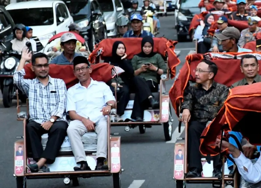 Gerindra Bondowoso Dorong Keberlanjutan dan Fasilitas Pendukung Becak Listrik Presiden