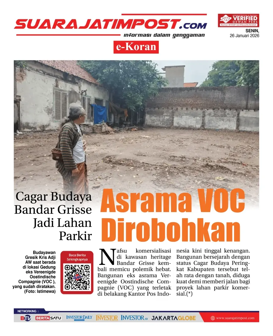 e-Koran, Edisi Senin, 26 Januari 2026