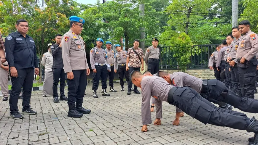 Polres Nganjuk Perketat Pengawasan Internal, Gawai Anggota Ikut Diperiksa