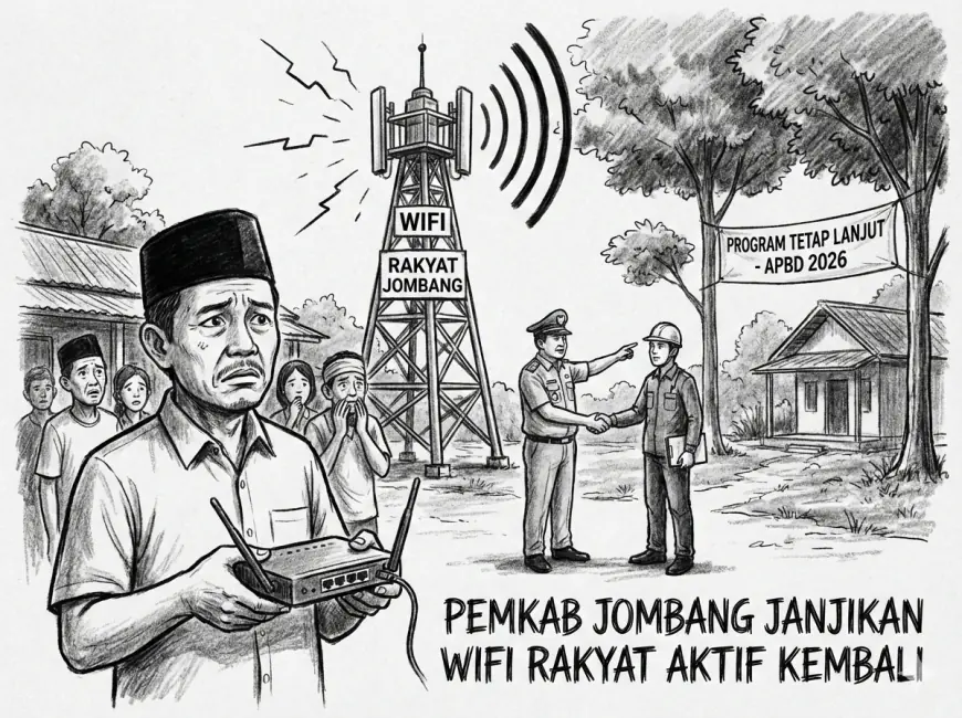 Sempat Terancam Kandas, Pemkab Jombang Suntik Lagi Program Wifi Rakyat Rp 2,1 Miliar