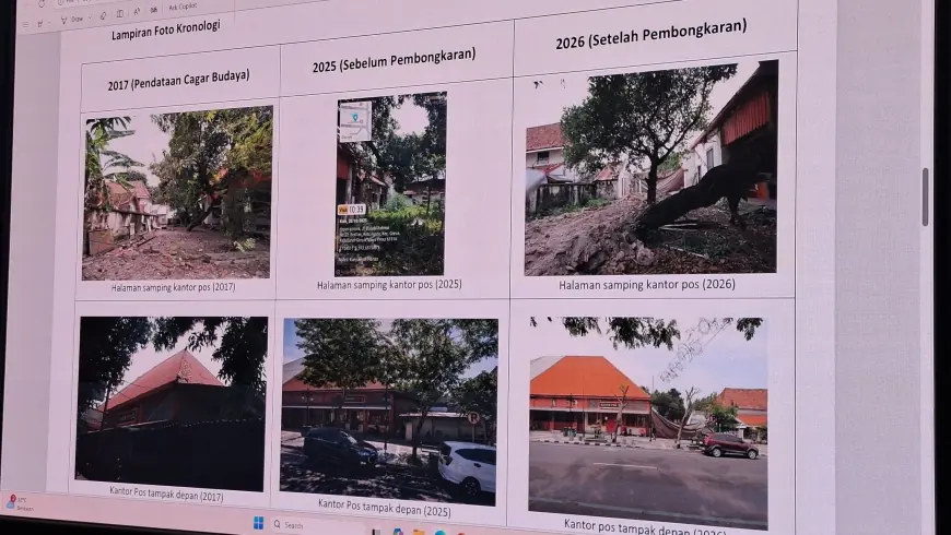Perusakan Cagar Budaya di Gresik, Warga Minta PT Pos Indonesia Diseret ke Ranah Hukum