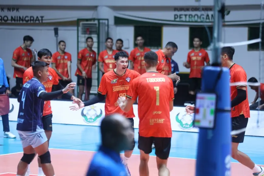 Proliga 2026: Debut Jordan, Samator Kalahkan Garuda Jaya di GOR Tri Dharma Gresik