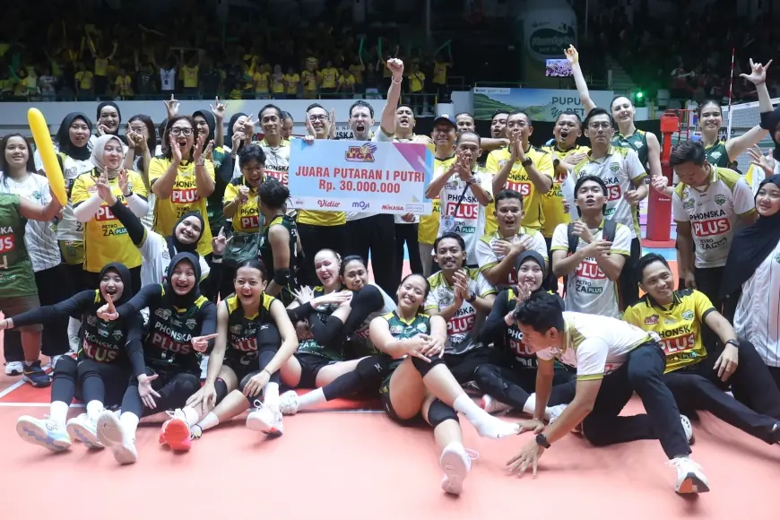 Sapu Bersih, Gresik Phonska Juara Putaran Pertama Proliga 2026