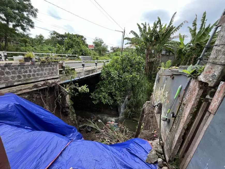 Rawan Ambrol, Jembatan di Sananwetan Blitar Diusulkan Segera Dibangun