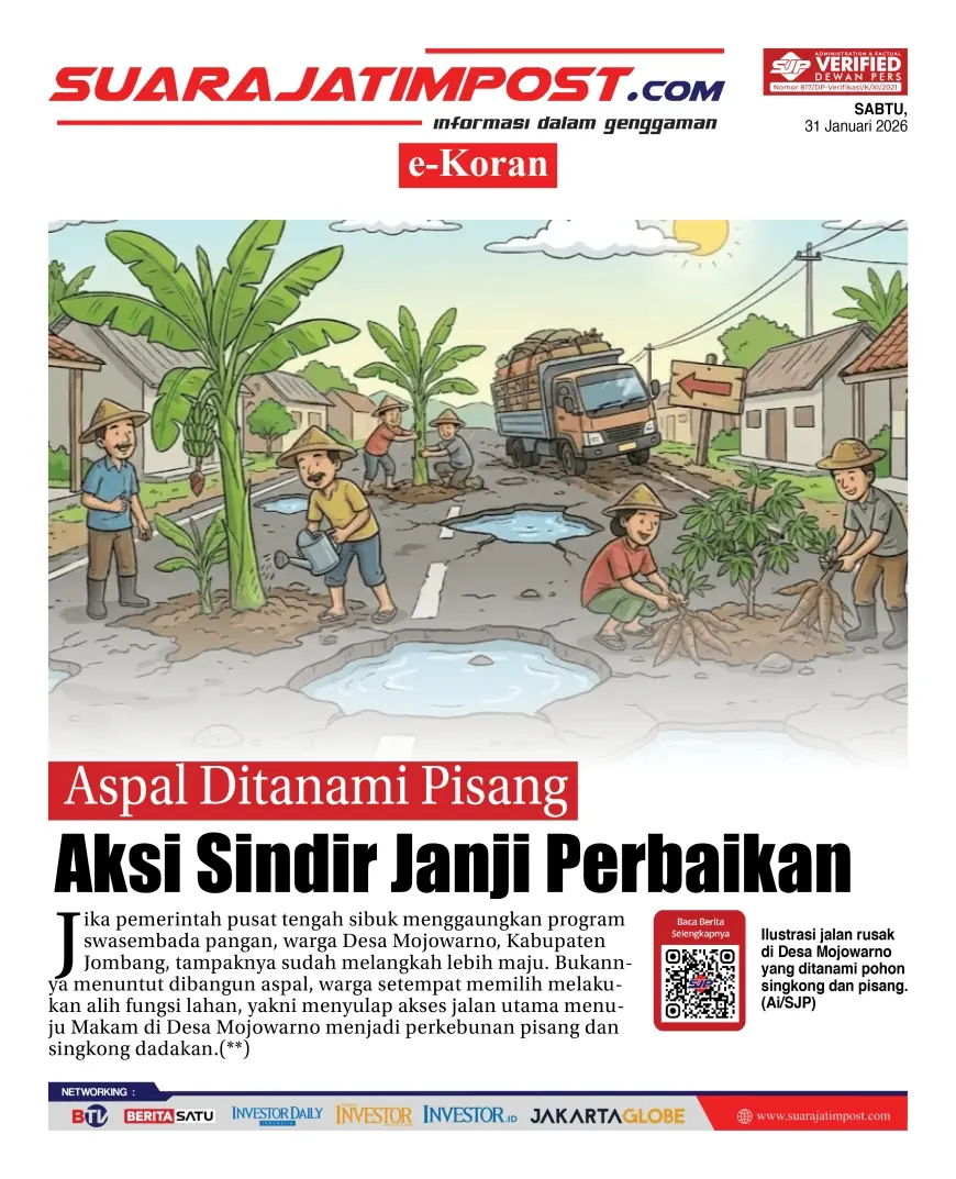 e-Koran, Edisi Sabtu, 31 Januari 2026