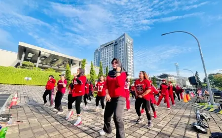 Volume 2: Kampanyekan Gaya Hidup Sehat, Muse Health Club Gelar Sesi Zumba di Grand Mercure Malang Mirama