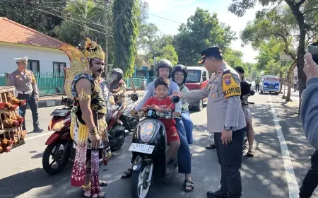 Gatotkaca dan Werkudara Turun Gunung Kawal Operasi Keselamatan Semeru di Blitar