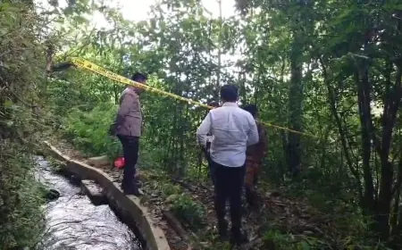 Polisi Temukan Pakaian Perempuan Tak Jauh dari Lokasi Pembuangan Bayi di Hutan Mojokerto