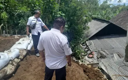 Longsor Rusak Dua Rumah Warga di Wonosari Malang, Kerugian dalam Pendataan