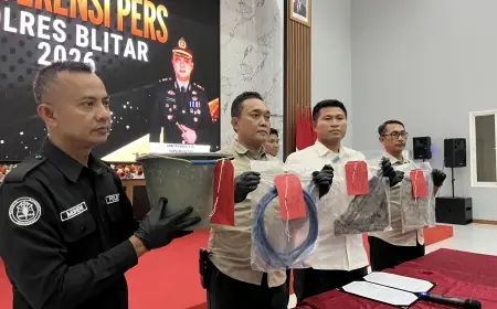 KDRT Maut di Selorejo Blitar, Pelaku Terancam 15 Tahun Penjara