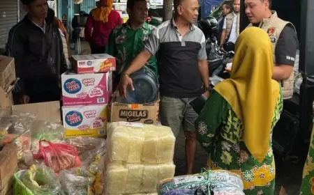 Cegah Lonjakan Harga Bapokting Jelang Imlek dan Ramadan, Satgas Saber Turun ke Pasar Bangil