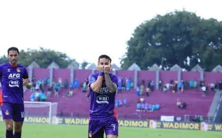 Cetak Gol di Laga Debut Bersama Persik Kediri, Ernesto Gomez  Diganjar Player of The Match