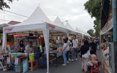Ramadan 2026, Jalan Kenanga Kota Blitar Kembali Jadi Sentra Takjil