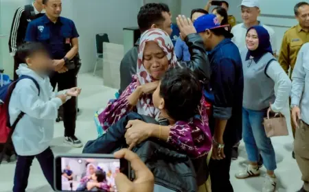 Pemkab Gresik Fasilitasi Pemulangan Tiga Anak Pekerja Migran dari Malaysia