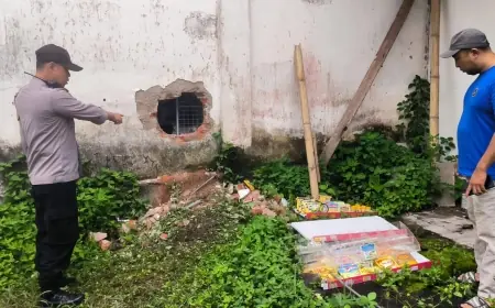 Alfamart di Tulungagung Dibobol, Ribuan Barang Dagangan Senilai Rp92 Juta Raib