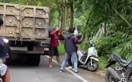 Calon Pengantin Asal Kediri Alami Kepala Bocor Usai Dipalu Sopir Truk