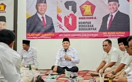 Perayaan HUT Ke-18 Partai Gerindra, Bupati Pasuruan Targetkan Menang Mutlak dalam Pemilu 2029