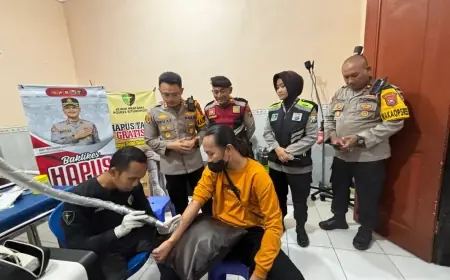 Hapus Tato Gratis dan Donor Darah Banyak Diminati Masyarakat Situbondo