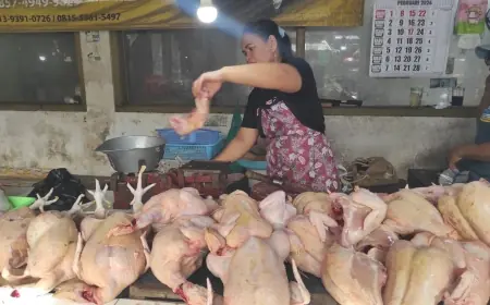 Harga Daging Ayam Mahal Jelang Ramadan, Warga Blitar Tetap Beli untuk Tradisi Megengan