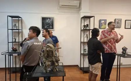 ESCape: Robot dari Rongsokan, Pameran Seni Upcycle di Wisma Jerman