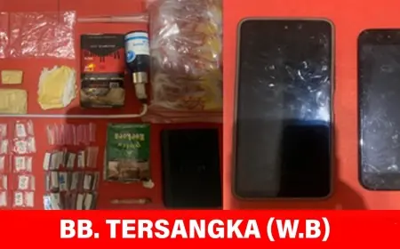 Bawa 38,9 Gram Sabu Kurir Narkoba di Nganjuk Ditangkap