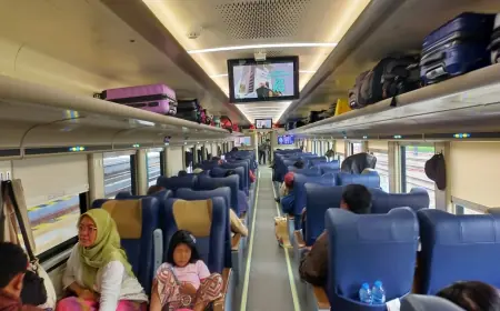 Tiket KA Tambahan Lebaran 2025 Mulai Diburu, KAI Daop 7 Madiun Siapkan 10 Perjalanan Ekstra