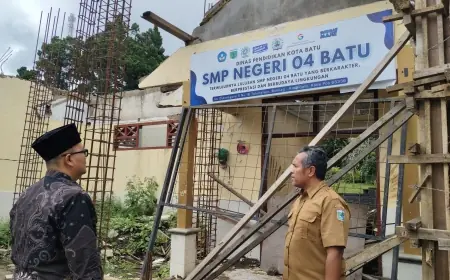Ketua DPRD Batu Desak Blacklist Rekanan, Tiga Proyek Sekolah Senilai Rp2,5 Miliar Mangkrak