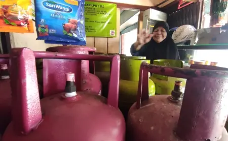 Warga Kota Blitar Kesulitan Dapatkan Elpiji 3 Kilogram, Stok Datang Langsung Ludes