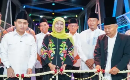 Khofifah Resmikan Jembatan Bubak Mojokerto 