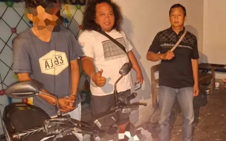 Polres Nganjuk Ungkap Kasus Curanmor Lintas Wilayah, Penadah Asal Lampung Digulung