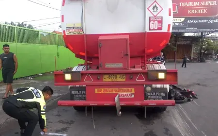 Kecelakaan Maut Truk Tangki di Jombang, Guru Ngaji Tewas Usai Dibawa ke RS