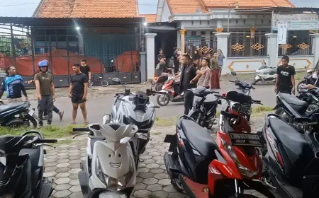 Polres Probolinggo Bubarkan Balap Liar di Besuk, 21 Unit Motor Diamankan